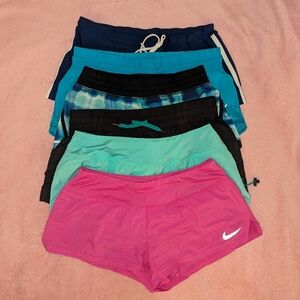 Bundle of 6 Nike Asics New Balance Running Shorts